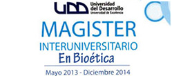 Díptico Magister Bioética 2013