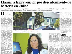 Llaman a la prevención por descubrimiento de bacteria en Chiloé