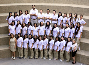 Estudiantes de 4to año de Fonoaudiología - Investidura 2014
