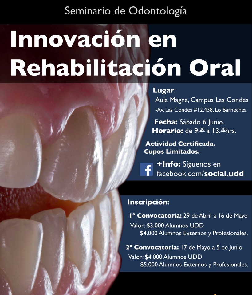 Seminario en Innovación en la Rehabilitación Oral Odontología