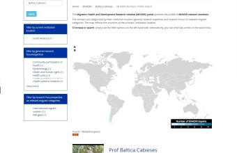 Investigadora UDD es parte de inédito portal mundial sobre investigación en salud y migración