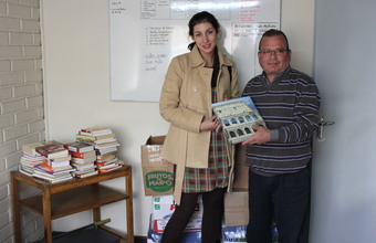 Donación de libros a la Casa de la Cultura de San Ramón