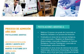 Doctorado en Ciencias e Innovación en Medicina abre sus postulaciones 2020