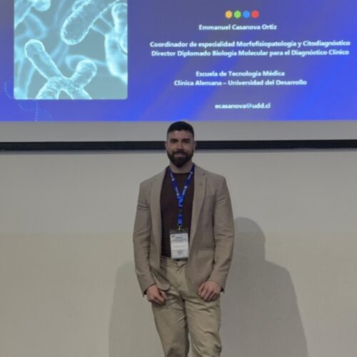 Académico de Tecnología Médica UDD aborda los desafíos de la formación en medicina de precisión en curso internacional de oncología