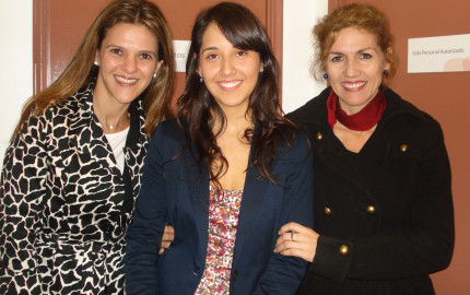 Rinat Ratner, Pía Ramos y Marcela Ortiz